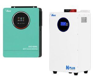 Автономний комплект на 6 кВт інвертор ANERN SCI-EVO-6200L 6,2 кВт, 48 В і Акумулятор LiFePO4 ANERN AN-LPB-Nplus-48200 51.2V 200Ah ANERN6200L/ AN-LPB-Nplus фото
